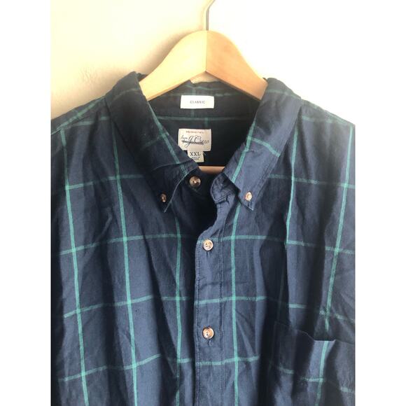 New j.Crew Brushed Twill Classic Button Down Shirt Multi Color Size XXL Mens - Picture 2 of 11